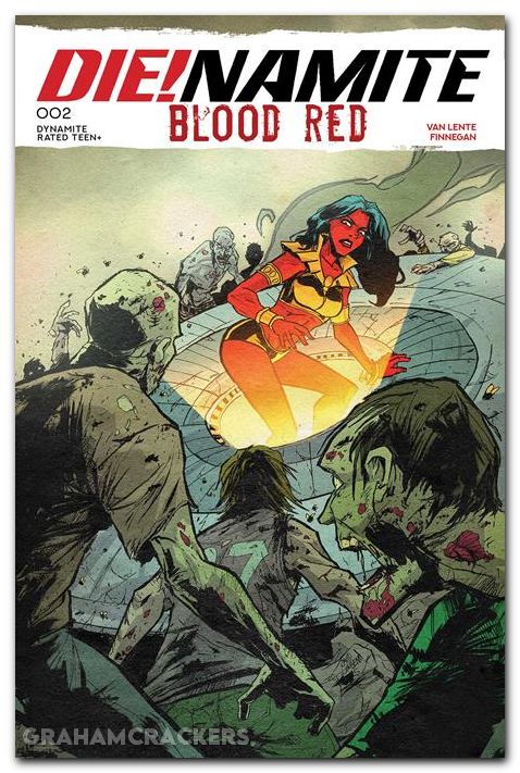 Die!Namite Blood Red #2 (2025) cover c cousens variant