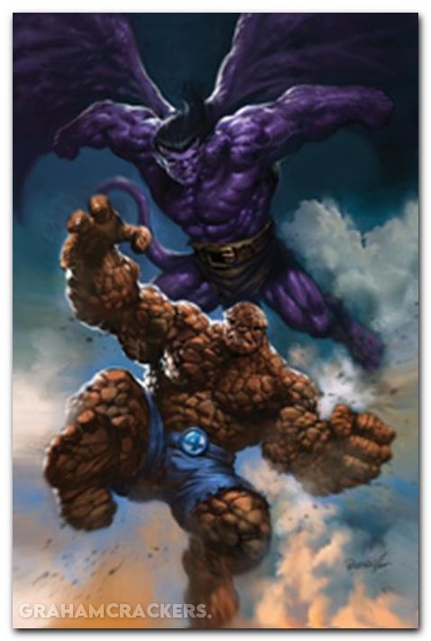 Gargoyles X Fantastic Four #1 (2025) cover g parrillo virgin variant