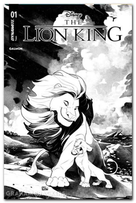 Lion King #1 (2025) cover i galmon line art variant
