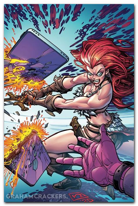 Sonja Reborn #4 (2025) cover h hardin virgin variant