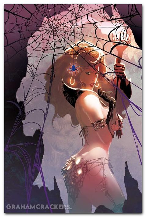 Sonja Reborn #4 (2025) cover i sayger virgin variant
