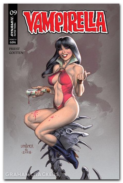 Vampirella #9 (2025) cover c linsner variant
