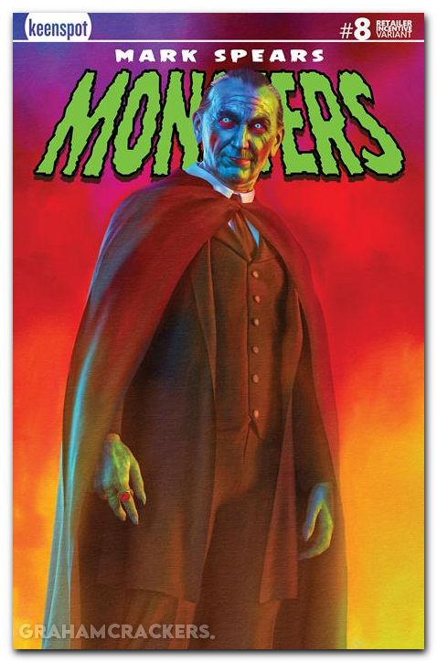 Mark Spears Monsters #8 cover b spears holofoil variant
