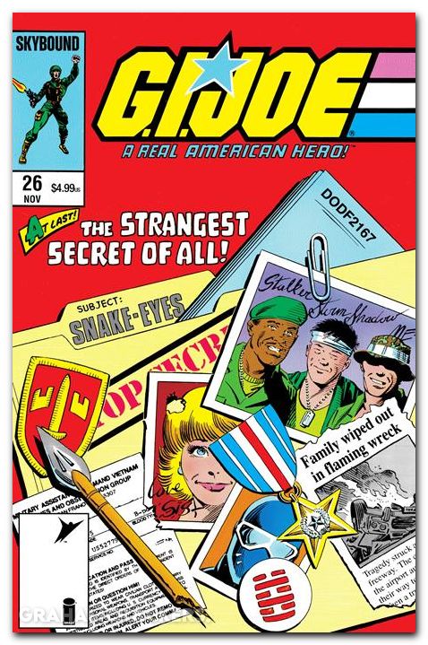 GI Joe A Real American Hero #26 (1982) 2025 hama files edition cover c zeck foil variant