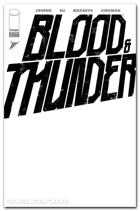 Blood And Thunder #7 (2025) cover f blank variant