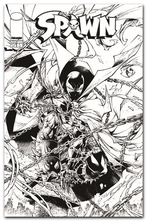 Spawn #372 (1992) cover b booth variant
