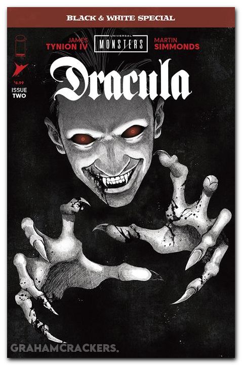 Universal Monsters Dracula Black And White Special #2 (2025) cover b citriya variant