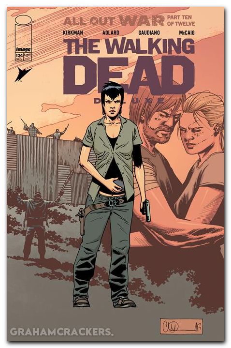Walking Dead Deluxe #124 cover b adlard variant