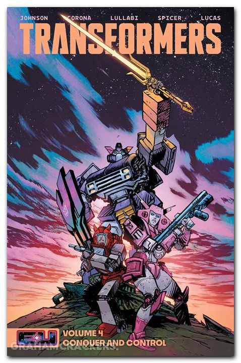 Transformers TPB #04 Conquer And Control Johnson DM Cover (2023)