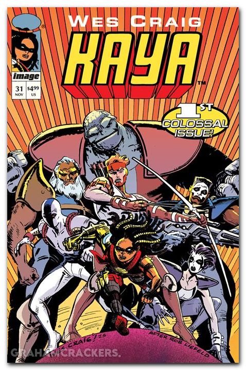 Colossal Kaya #1 (2025) cover b craig youngblood team up variant