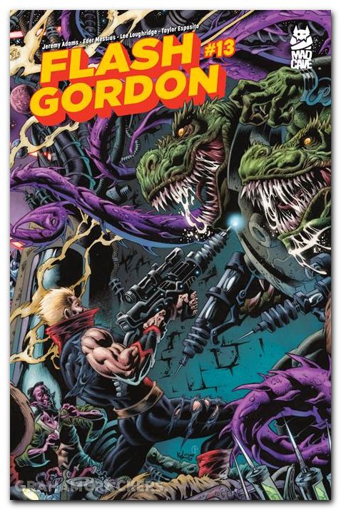 Flash Gordon #13 (2024) cover b conrad fight scene variant