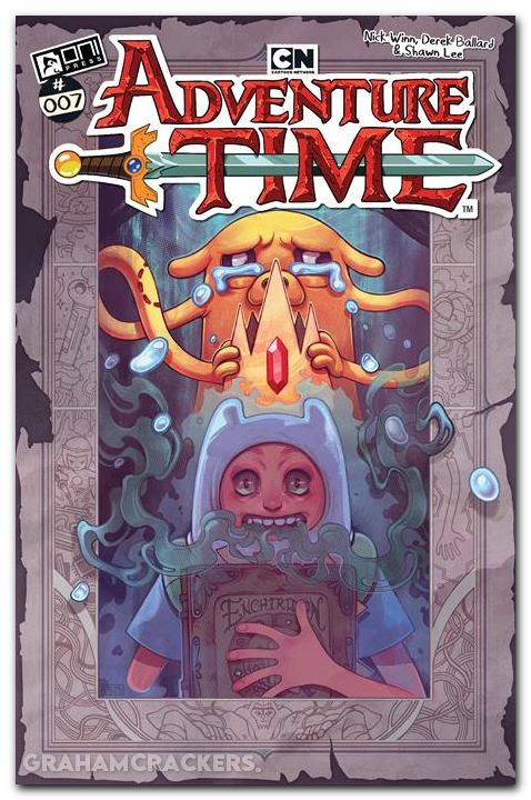 Adventure Time #7 (2025) cover d beals triptych variant
