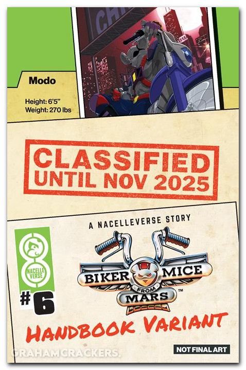 Biker Mice From Mars #6 (2025) cover a