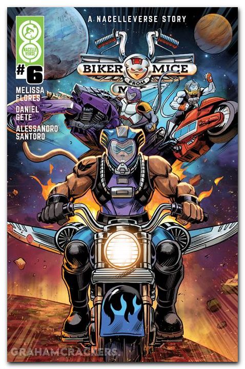 Biker Mice From Mars #6 (2025) cover b spaziante handbook variant