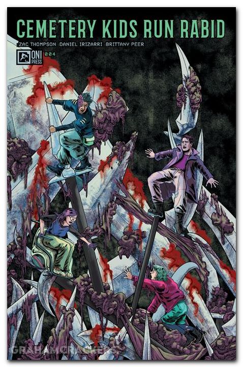 Cemetery Kids Run Rabid #4 (2025) cover b cha variant