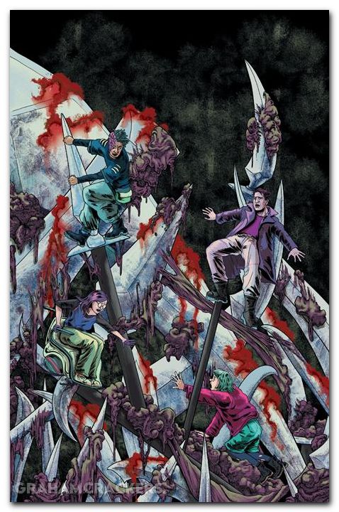 Cemetery Kids Run Rabid #4 (2025) cover c cha virgin variant