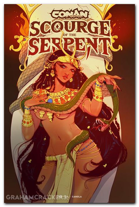 Conan The Barbarian Scourge Of The Serpent #3 (2025) cover d izienicki variant