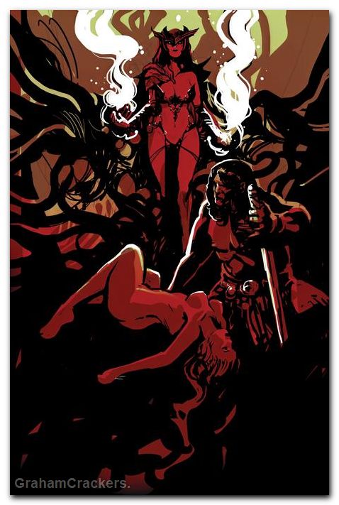 Cimmerian A Witch Shall Be Born #1 (2026) cover e perger layout virgin variant