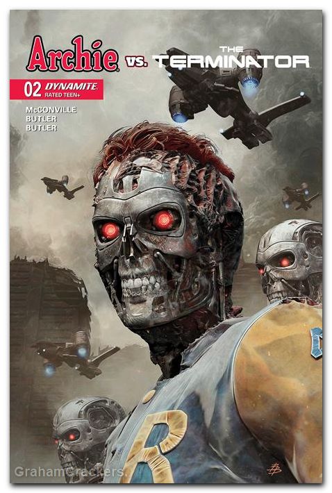 Archie Vs The Terminator #2 (2026) cover b barends variant