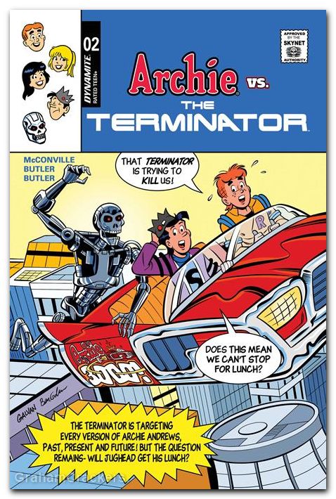 Archie Vs The Terminator #2 (2026) cover d galvan variant