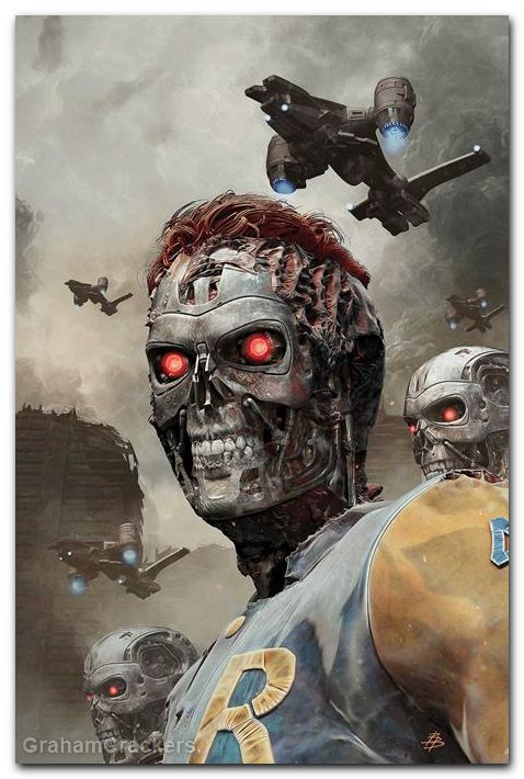 Archie Vs The Terminator #2 (2026) cover h barends virgin variant