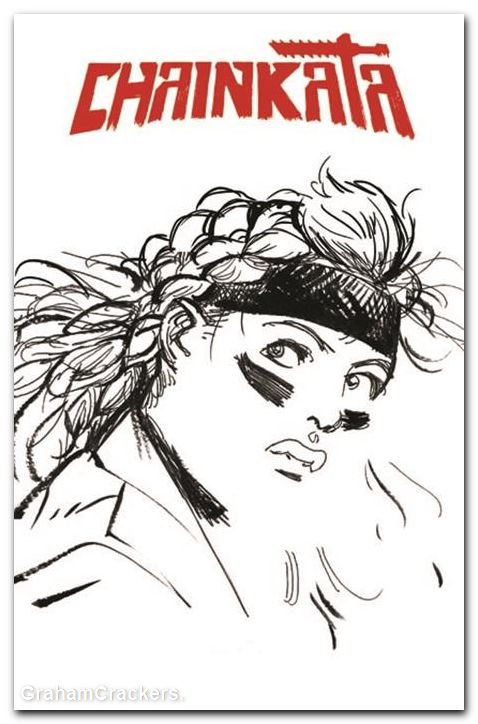 Chainkata #1 (2026) cover i johnson original head sketch variant