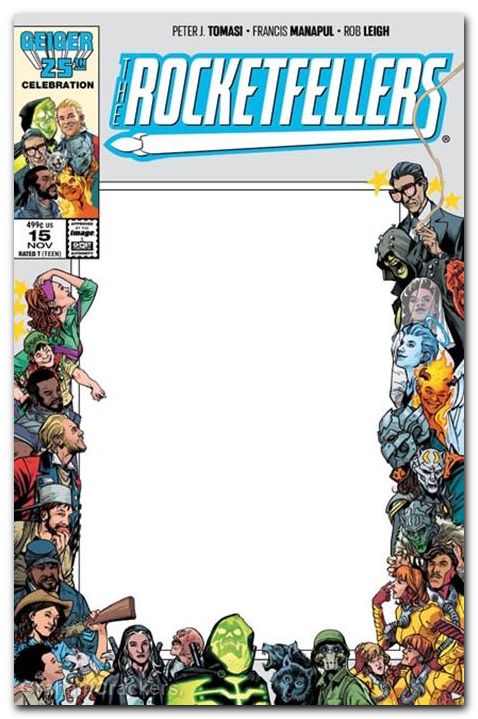 Rocketfellers #15 (2024) cover d blank variant