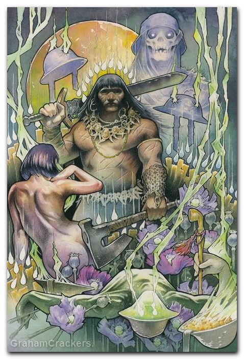 Conan The Barbarian Tides Of The Tyrant King #3 (2026) cover f baizley virgin variant