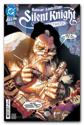 Batman Santa Claus Silent Knight Returns #3 cover a