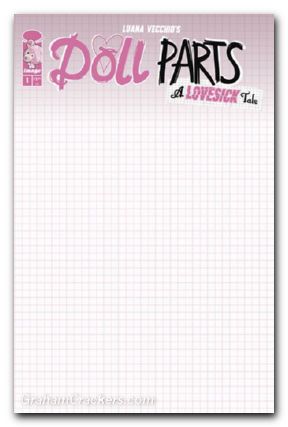 Doll Parts A Lovesick Tale #1 cover g blank sketch variant