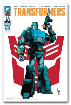 Transformers #13 (2023) second print cover b howard autobot variant