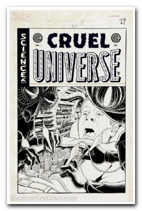 EC Cruel Universe #5 (2024) cover d ward b&w artist edition variant