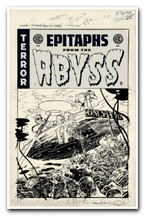 EC Epitaphs From The Abyss #6 (2024) cover d fowler b&w artist edition variant