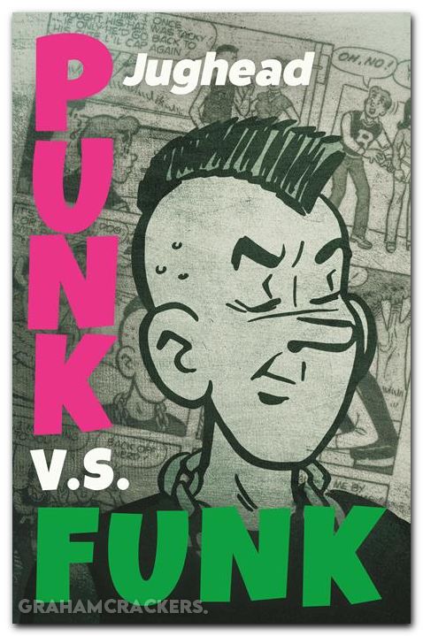 Jughead #327 (1965) 2025 facsimile edition cover b goldberg clash homage variant