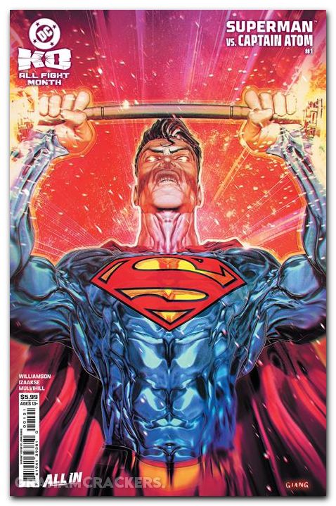 DC KO Superman Vs Captain Atom #1 (2025) cover b giang variant