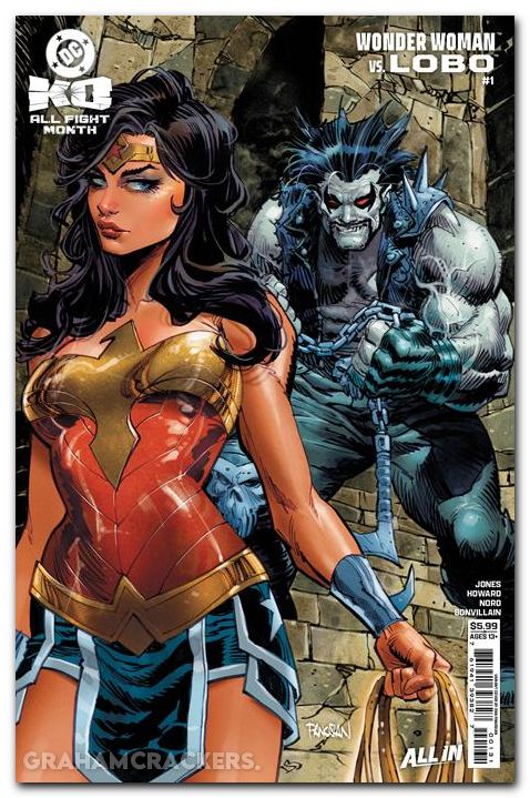 DC KO Wonder Woman Vs Lobo #1 (2025) cover b panosian variant