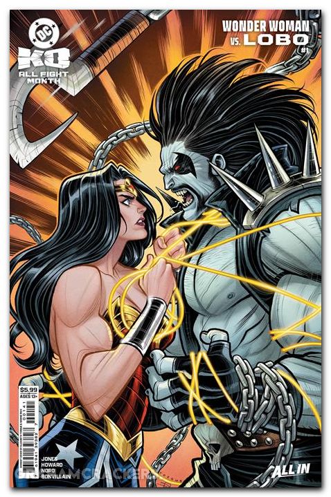 DC KO Wonder Woman Vs Lobo #1 (2025) cover d torque variant