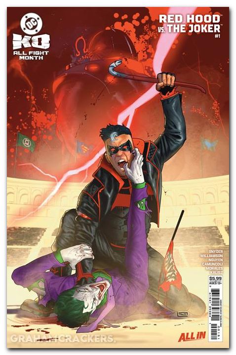 DC KO Red Hood Vs Joker #1 (2025) cover e clarke variant