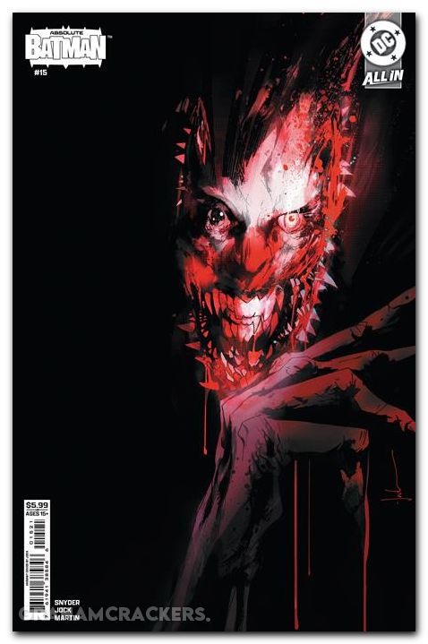 Absolute Batman #15 (2024) cover b jock variant