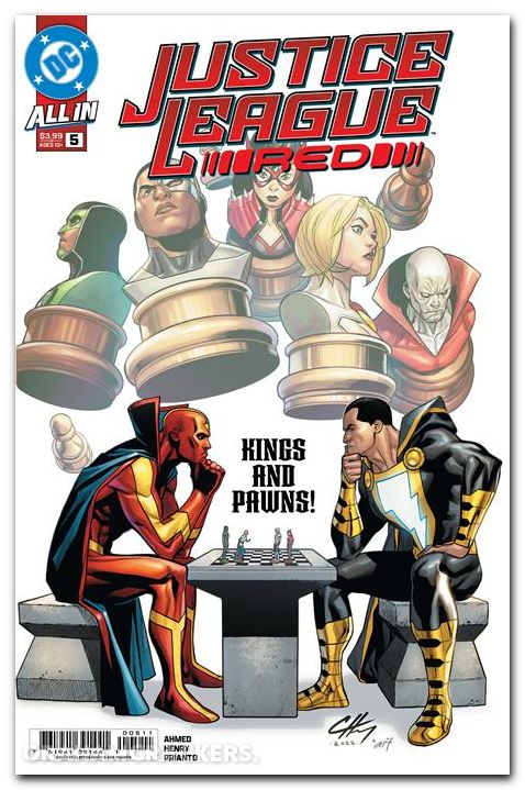 Justice League Red #5 (2025) cover a