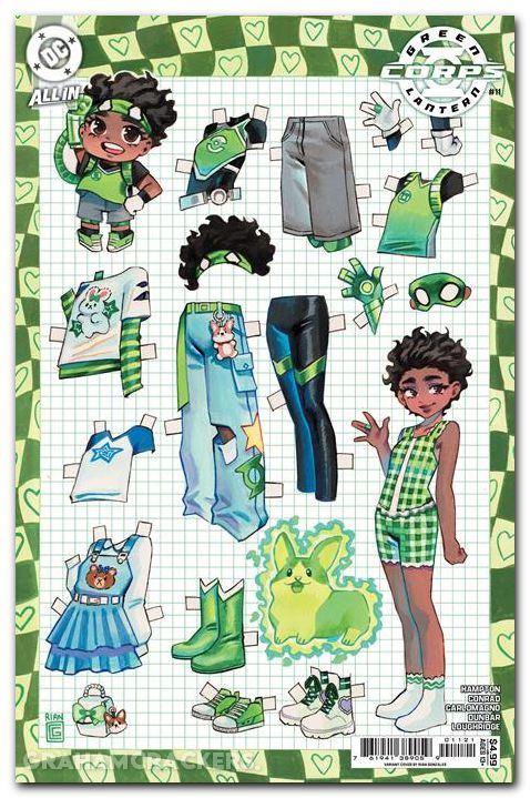 Green Lantern Corps #11 (2025) cover b gonzales variant