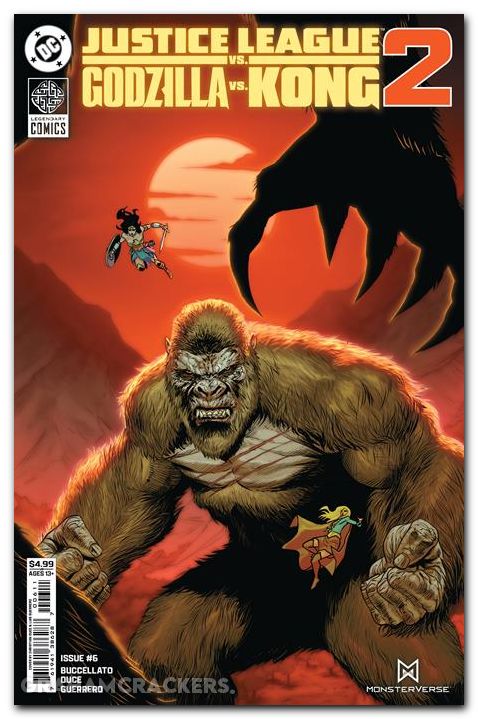 Justice League Vs Godzilla Vs Kong 2 #6 (2025) cover a