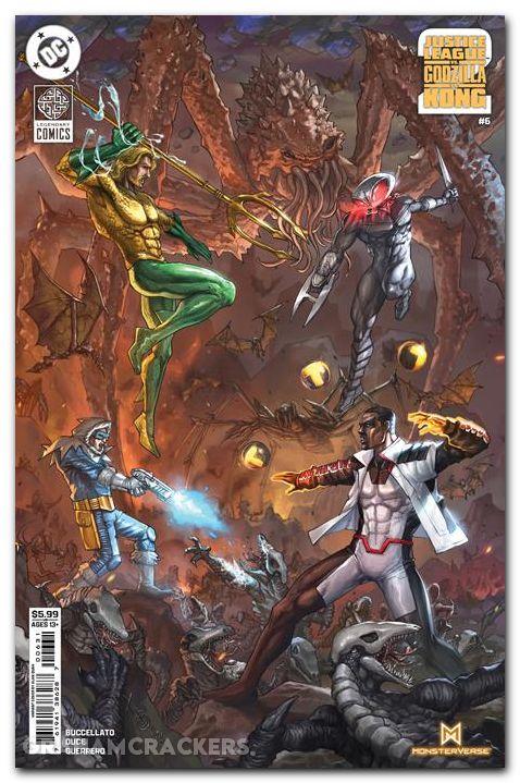 Justice League Vs Godzilla Vs Kong 2 #6 (2025) cover c quah variant