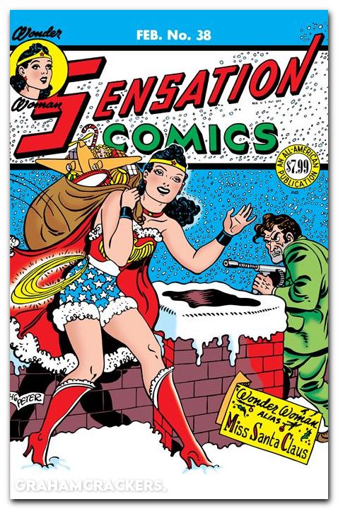 Sensation Comics #38 (1938) 2025 facsimile edition cover b peter foil variant