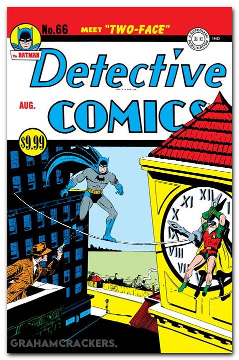 Detective Comics #66 (1937) 2025 facsimile edition cover c robinson foil variant