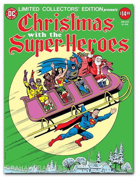 Limited Collectors Edition #43 christmas with the super-heroes facsimile edition cover b swan foil variant