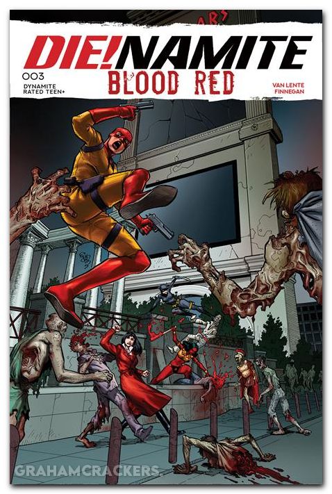 Die!Namite Blood Red #3 (2025) cover a