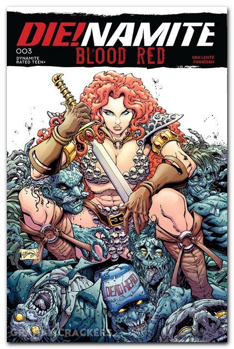 Die!Namite Blood Red #3 (2025) cover d robson variant