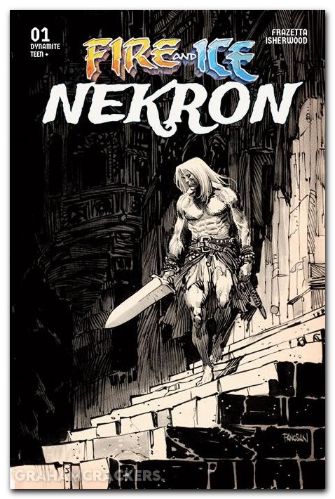 Fire And Ice Nekron #1 (2025) cover f panosian line art variant