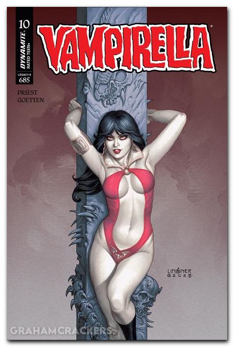 Vampirella #10 (2025) cover c linsner variant